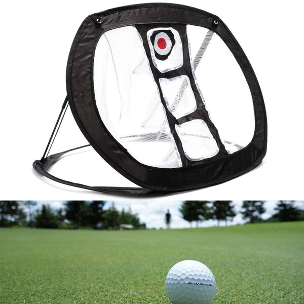 Golf Practice Chipping Net, Collapsible Golf Net Training Aid Accuracy Swing Portable Golf Accessories Indoor Outdoor - Golf Gift