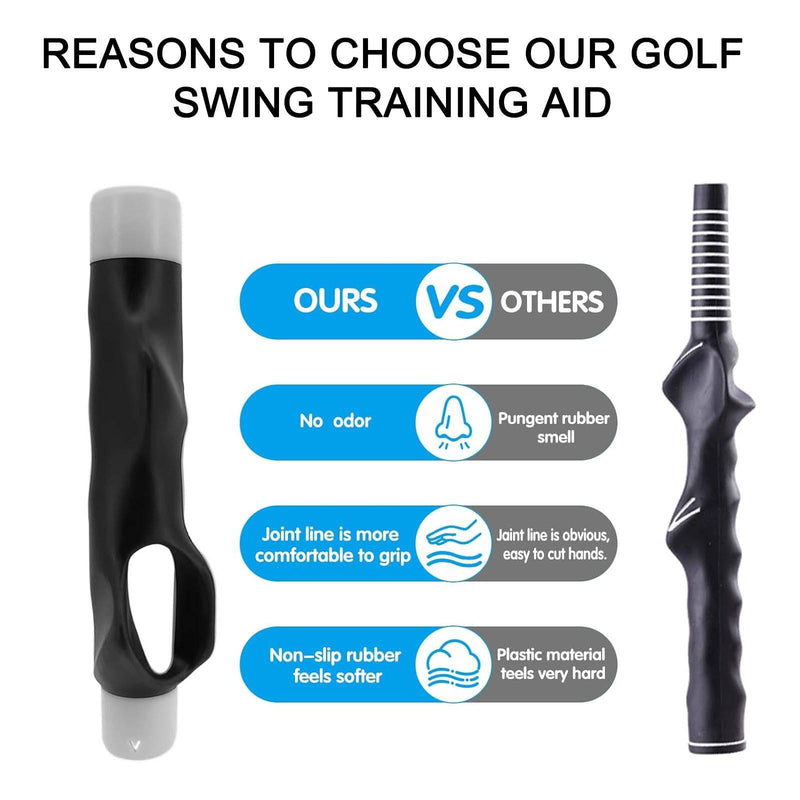 SSKHE Golf Grip Training Aid Golf Training Aids for Posture Correction Training Beginner Golf Club Hand Grip Posture Corrector One Size - Golf Gift