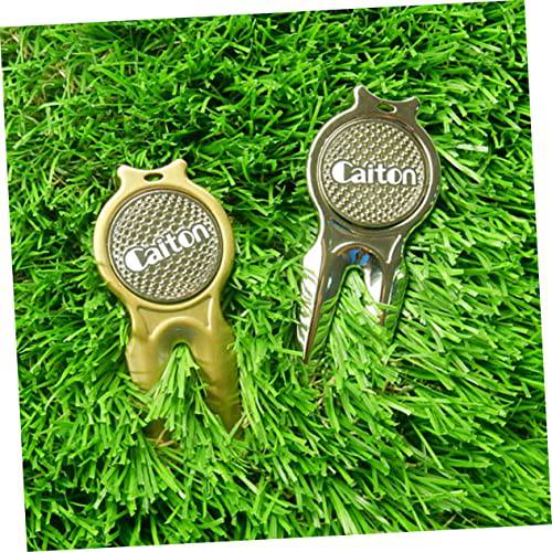 BESPORTBLE Golf Course Accessories Golf Turf Golf Tools Divit Golf Tool Green Green Accessories Divot Tool Green Divot Fork Green Tool Green Fork - Golf Gift