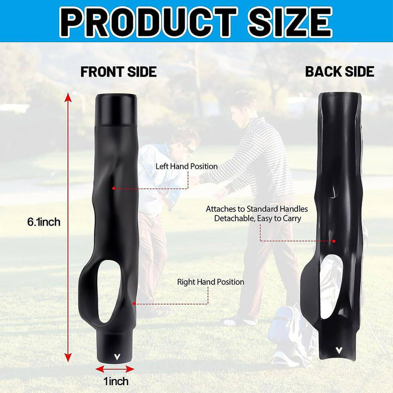 Oimaik Golf Grip Trainer, Golf Training Grip, Golf Grip Training Aid, Golf Swing Trainer, Golf Swing Training Aid Arm Band Swing Posture Correction Practice Alignment for Golf Beginner Men Women Kids - Golf Gift