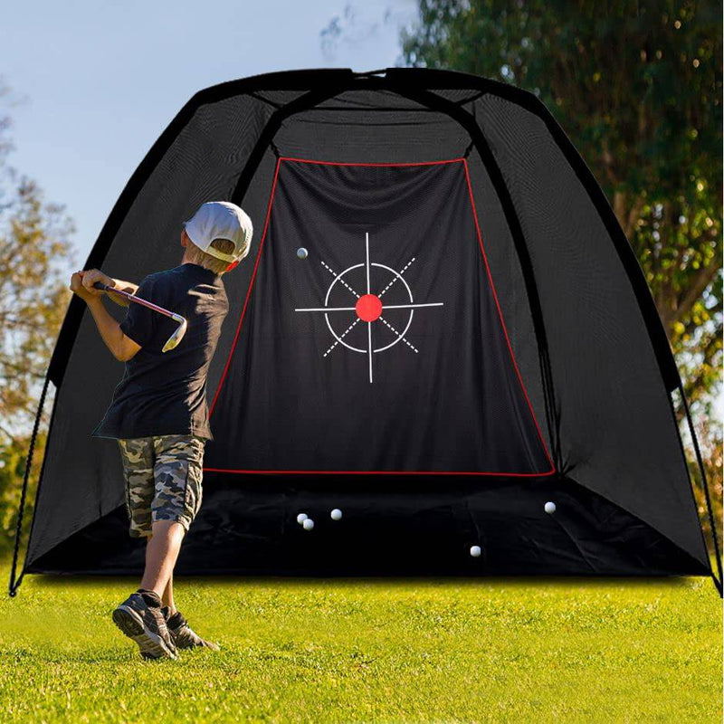 KAIDIDA Golf Practice Hitting Nets for Backyard Driving Indoor Use Heavy Duty Practice Golf Driving Nets for Backyard Premium Portable Golf Impact Nets Cages with Frame and Net for Men - Golf Gift