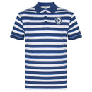 Chelsea FC Men’s Striped Golf Polo Shirt – Royal Blue