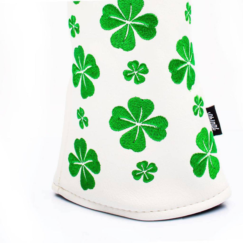 The Luck Of The Irish Golf Club Headcovers by Chippi Golf, Driver, Fairway Wood and Hybrid, Fits All Major Brands, Embroidered, Waterproof, Durable PU Leather With A Soft Inner Lining (Fairway Wood) - Golf Gift