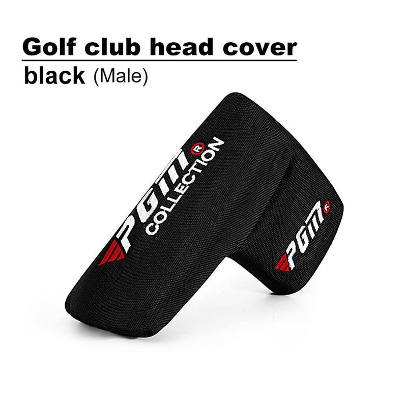 Golf Blade Putter Head Covers,Nylon Fabric Golf Putter Head Cover Golf Headcovers for Putter,Waterproof Lightweight Fahion to Prevent Putter Head from Damaging(Black) - Golf Gift