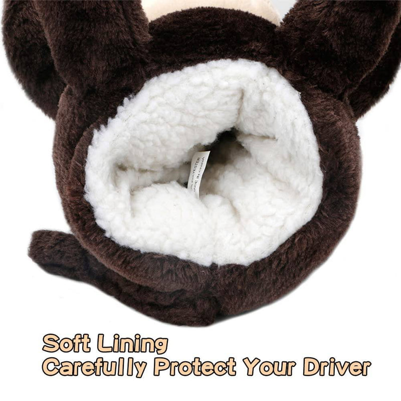 MAZEL Monkey Head Cover for Golf Driver Add Fun and Protection for Your Driver Club - Golf Gift