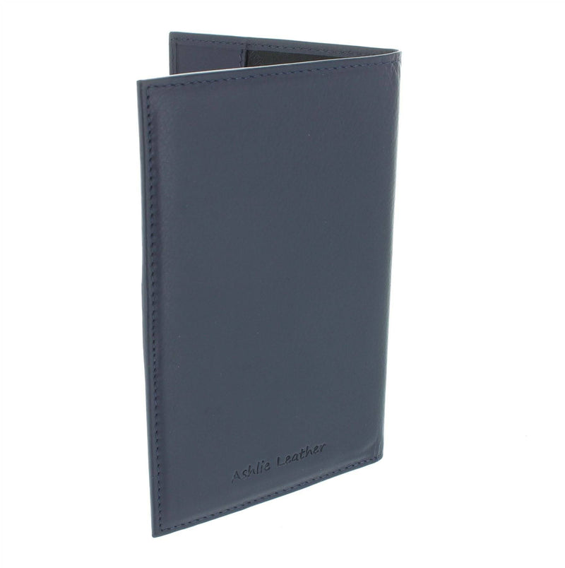 Soft Leather Golf Scorecard Holder 2315 Navy - Golf Gift