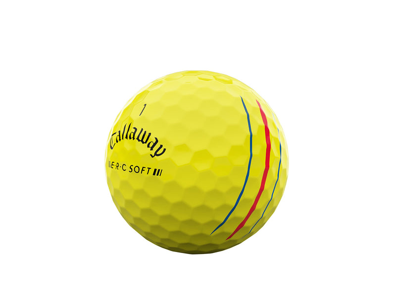 Callaway Golf ERC Soft Golf Ball 2023, Yellow, one dozen - Golf Gift