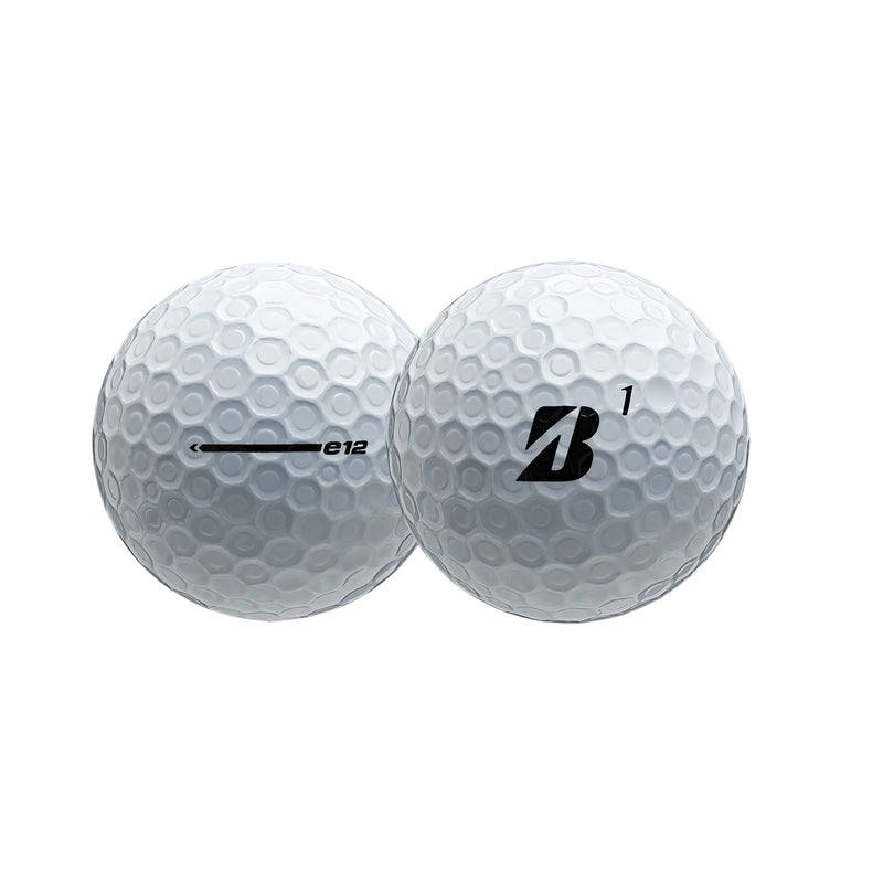 Bridgestone E12 CONTACT GOLF BALLS 2023 - WHITE - 1 Dozen - Golf Gift