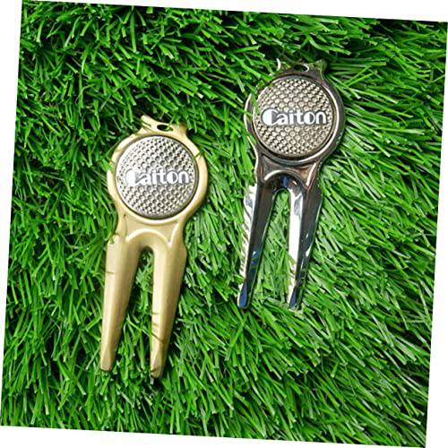 BESPORTBLE Golf Course Accessories Golf Turf Golf Tools Divit Golf Tool Green Green Accessories Divot Tool Green Divot Fork Green Tool Green Fork - Golf Gift