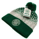 Celtic Fade Knit Bobble Golf Hat – Green & White