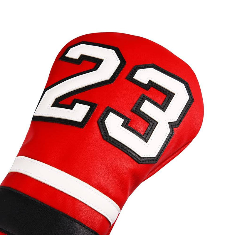 SHABIER Golf Sports Style Golf Wood Club Headcover Driver Cover (Red NO.23 Driver Cover) - Golf Gift