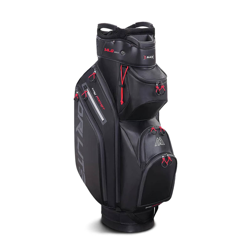 Big Max Dri Lite Style Cart Bag (Black) - Golf Gift