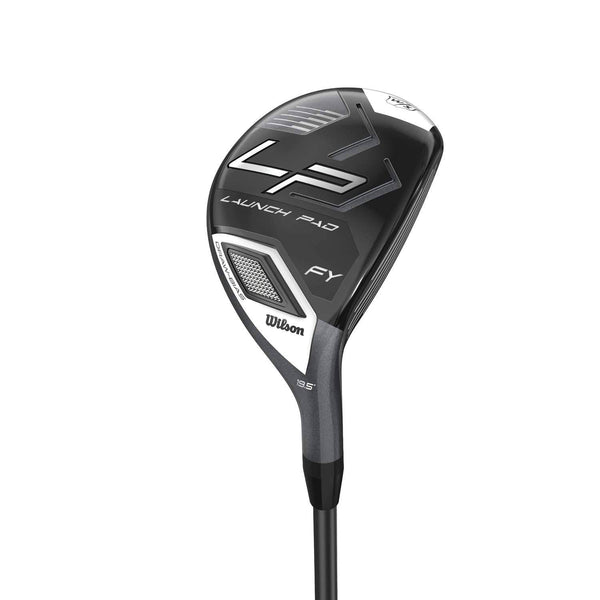 Wilson Men's W/S Launch Pad FY Club Hybrid, R-Flex, For Left-Handed Golfers, Graphite, 19.5 Degree Loft - Golf Gift