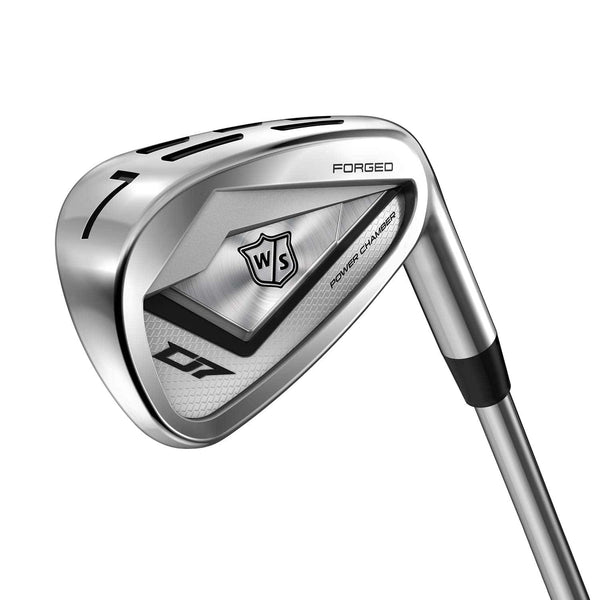 Wilson Men's D7 Forged 4-PW Golf Irons Set, Flex: Regular, For right-handed golfers, Steel, 4-PW - Golf Gift