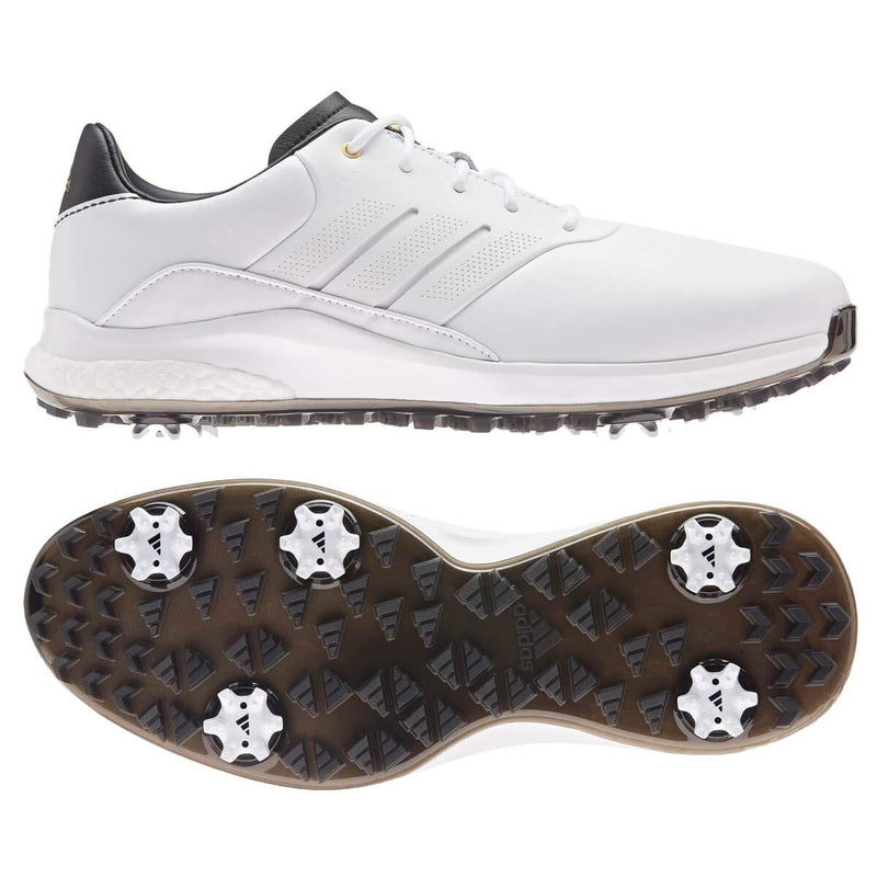 adidas Performance Classic Mens Golf Shoes - White - UK 8 - Golf Gift