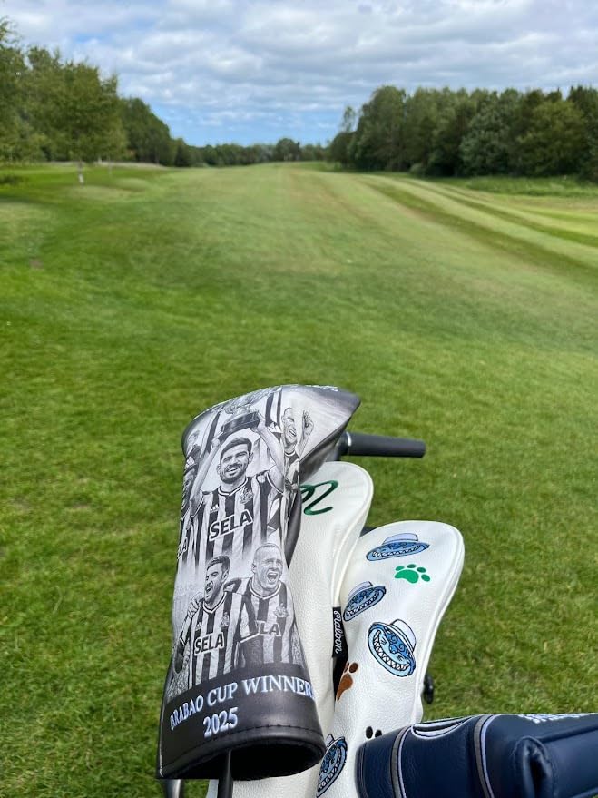 Newcastle Carabao Cup 2025 Golf Driver Headcover