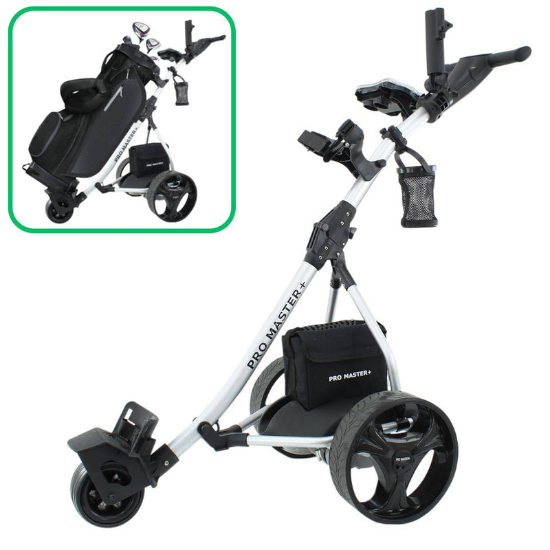 Electric Golf Trolley Digital Folding Cart Lightweight Power 36 Hole Battery - Golf Gift