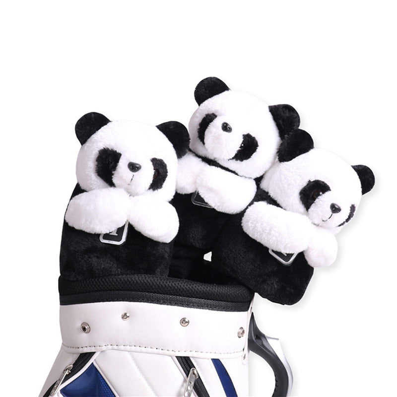 Sharplace Golf Club Head Cover Panda Shaped Protective Driver Animal Headcover for Men Women - Golf Gift