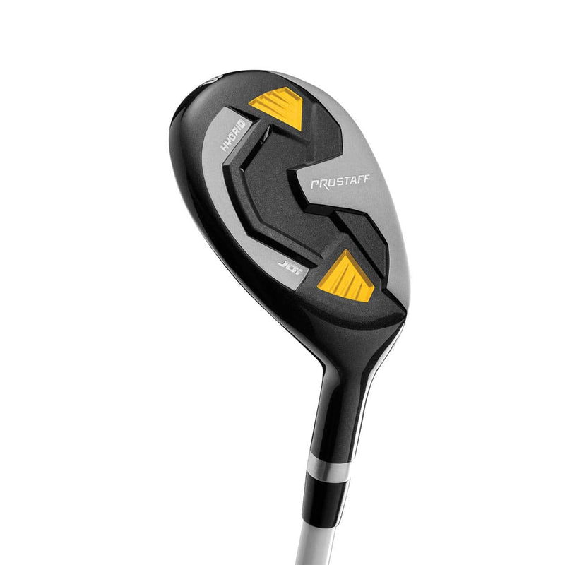 Wilson Golf Pro Staff JGI MD, Junior Club Set for Children/Young People from 8-11 Years, Body Size 127-142 cm, Left-Handed, Graphite, Including Carrybag, Yellow, WGGC91831 - Golf Gift