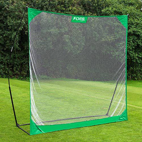 FORB Pro Pop-Up Golf Net - [3 Sizes] | Improve Accuracy, Technique & Swing | Pop Up Golf Training Equipment | Home & Garden Golf Net (8ft x 8ft) - Golf Gift