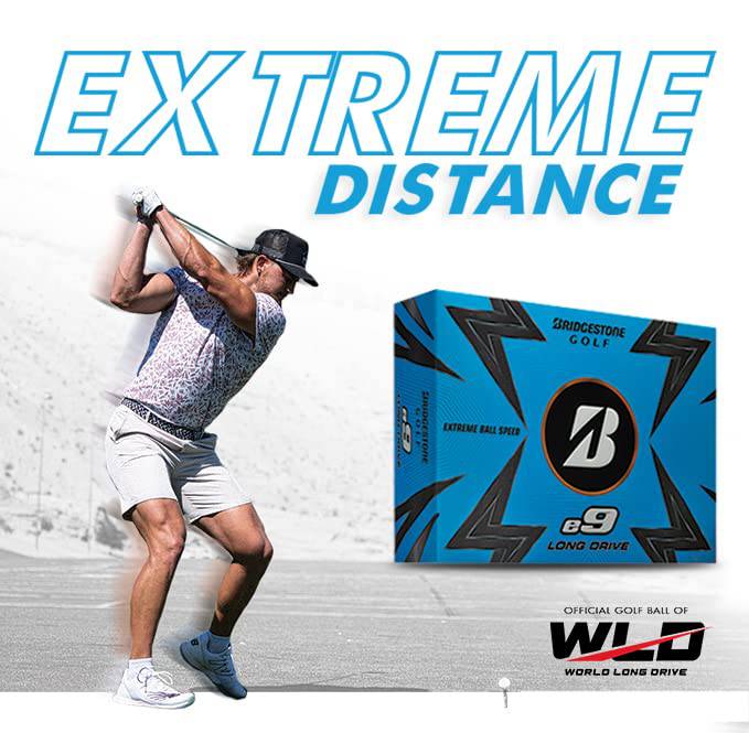 Bridgestone Golf 2023 e9 Long Drive Golf Balls White - Golf Gift