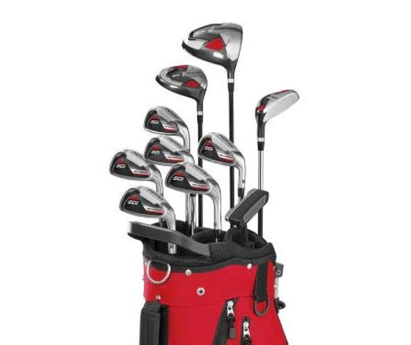 Wilson Pro Staff-SGI 1,3,5,6-S,P,B,GR/Golf/Black/Red Irons, Women, Multicolor (Multicolor), One Size - Golf Gift