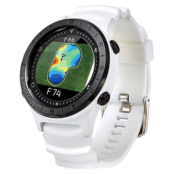 Voice Caddie Unisex - VOICE CADDIE A2 GOLF GPS WATCH WHITE, White, One Size UK - Golf Gift