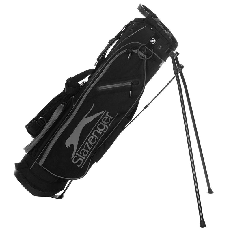 Slazenger Unisex Micro Golf Stand Bag Black/Grey - Golf Gift