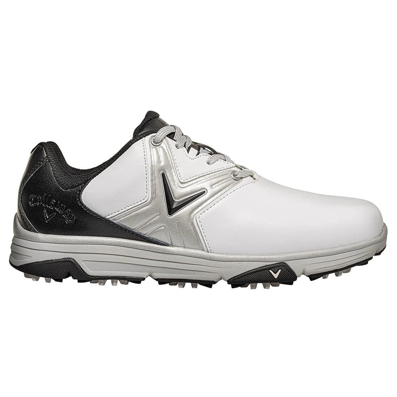 Callaway Men's M585 Chev Comfort Golf Shoe, White Black, 8 UK - Golf Gift