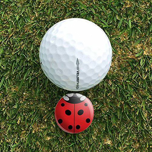 GRAPHICS & MORE Lady Bug Ladybug Insect Golf Hat Clip with Magnetic Ball Marker - Golf Gift