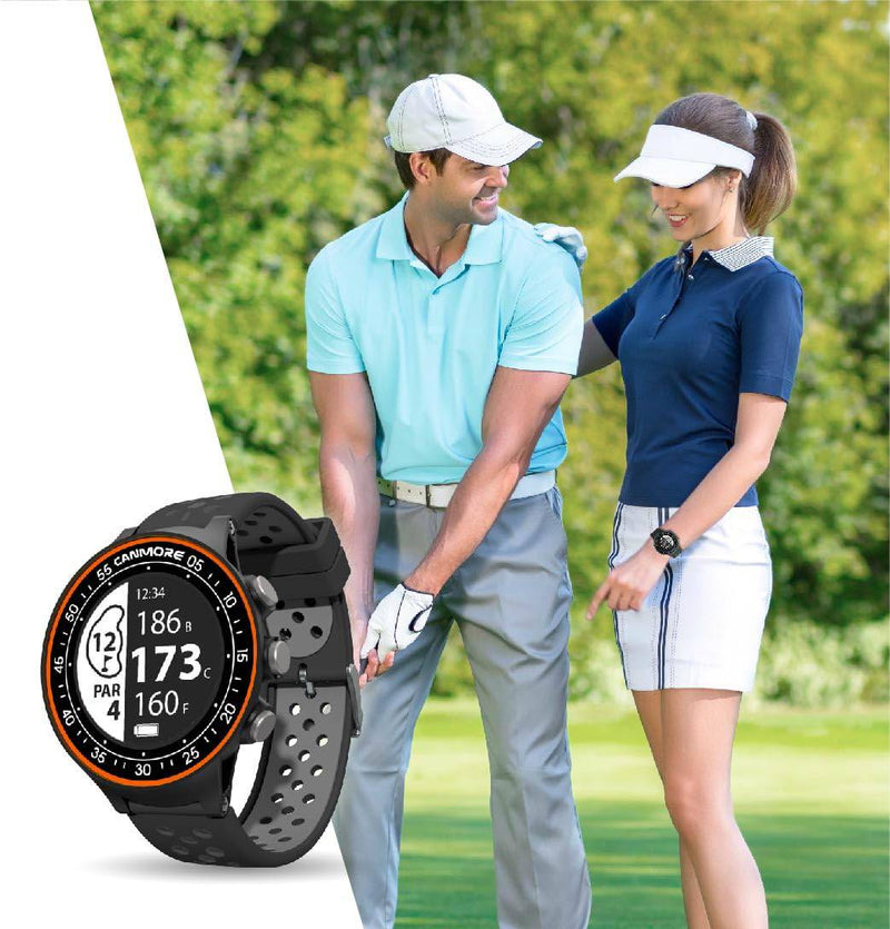 CANMORE TW411 Golf GPS Watch with Fitness Tracker, 41,000+ Free Preloaded Worldwide Course, Upgraded IC Chip, Blue - Golf Gift