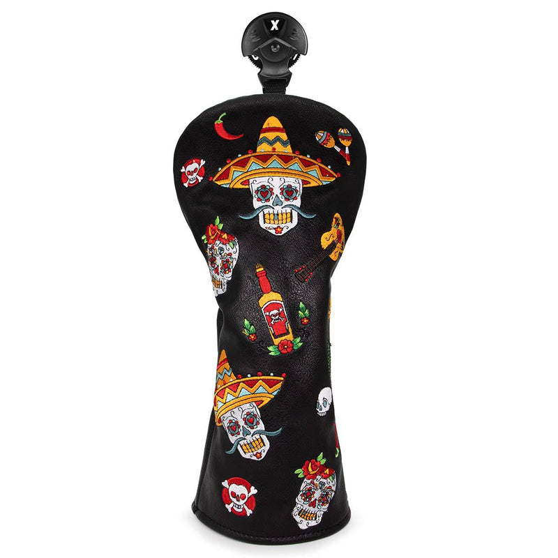 Golf Club Head Cover 3 Wood Headcover Sugar Skull (for Fairway(1pcs)) - Golf Gift