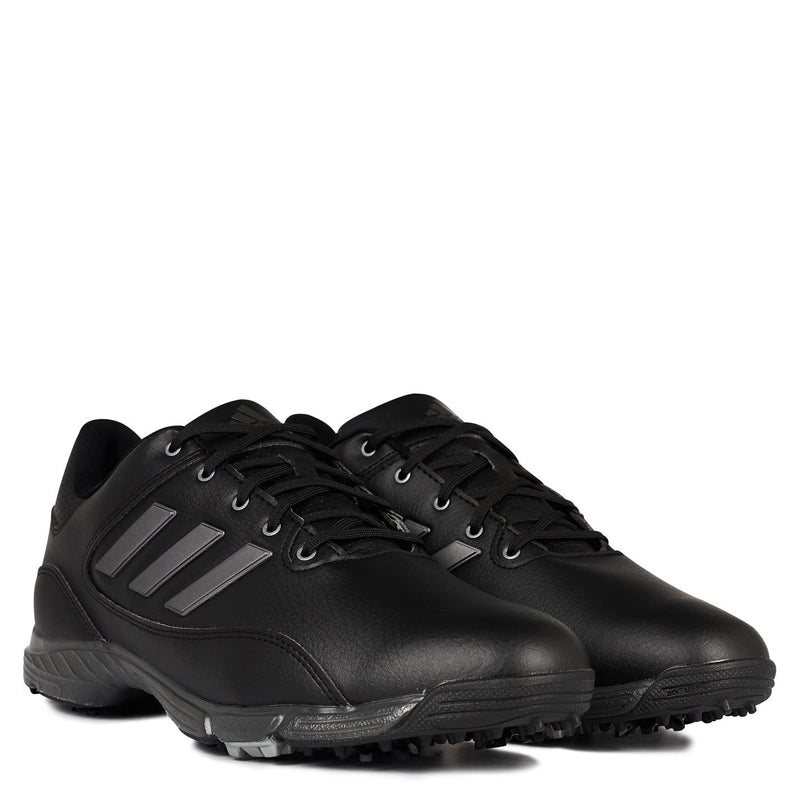 adidas Mens Golflite Spiked Golf Shoes Black 12 UK - Golf Gift