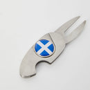 Scotland Flag Divot Tool with Ball Marker