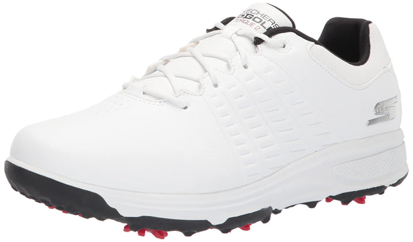 Skechers Men's Torque Waterproof Golf Shoe Golf Shoe, Suela Blanco Black, 8 UK - Golf Gift