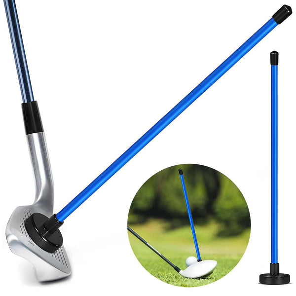 Golf Alignment Rods, Magnetic Golf Club Alignment Stick, Lightweight Golf Training Aid, Professional Golf Magnet Lie Angle Tool, Visualize and Calibrate Your Golf Shot, Perfect Golf Gift(Blue) - Golf Gift