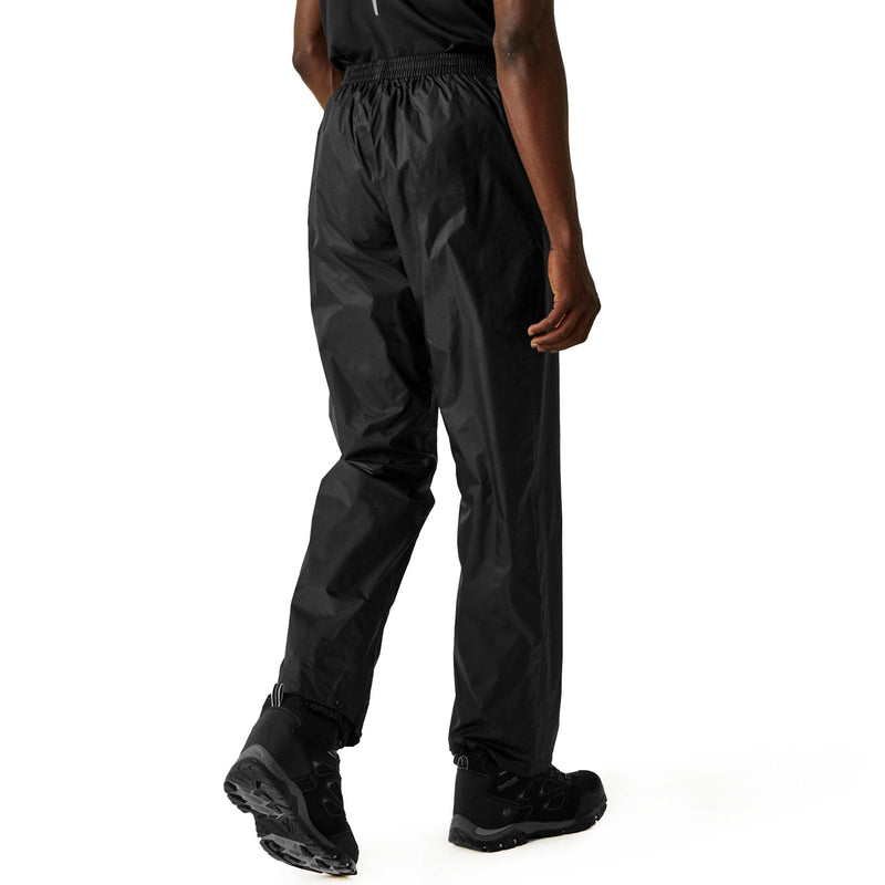 Regatta Mens Pack It Outdoor Waterproof Over Trousers - XL Black - Golf Gift