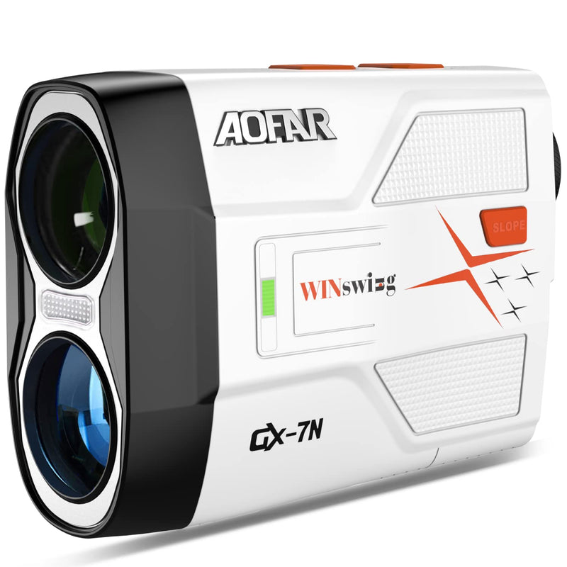 AOFAR GX-7N Golf Rangefinder with Continuous Scan, 800 Yards,Slope Switch Button with Indicator, Flag-Lock with Pulse and Scan for Closer Target, High-Precision, Waterproof for Tournament - Golf Gift