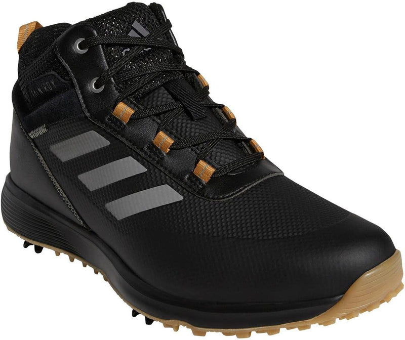 adidas Golf Mens S2G Mic-Cut Golf Shoes - Core Black/Green/Mesa - UK 9 - Golf Gift