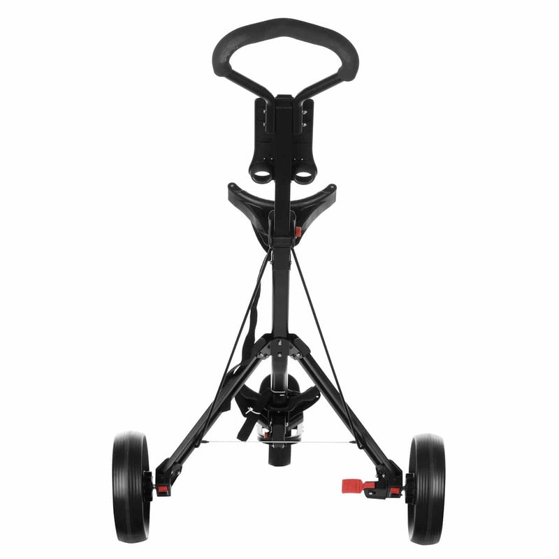 Slazenger 3 Wheel Golf Trolley Push Cart Black - Golf Gift