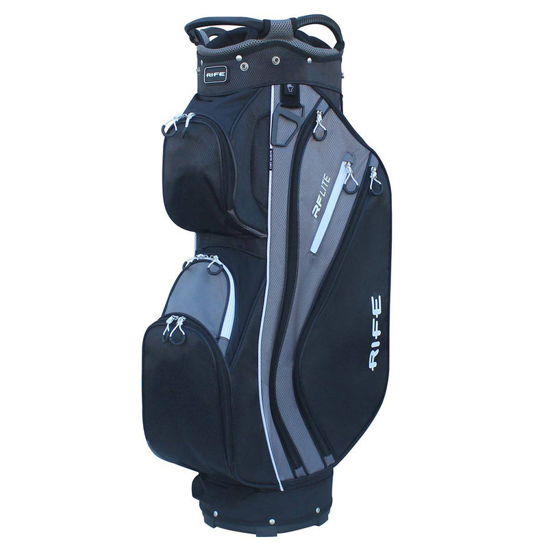 Rife RF Lite Cart Bag - Lightweight Golf Bag with 14-Way Divider and Storage Pockets - Golf Gift