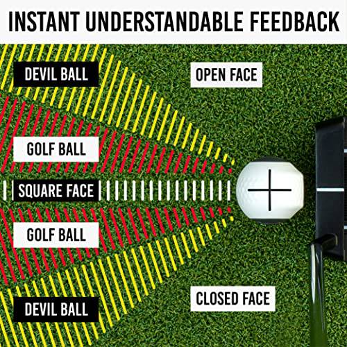 PuttOUT Devil Ball Face Angle Trainer - Perfect Your Putting - Golf Gift