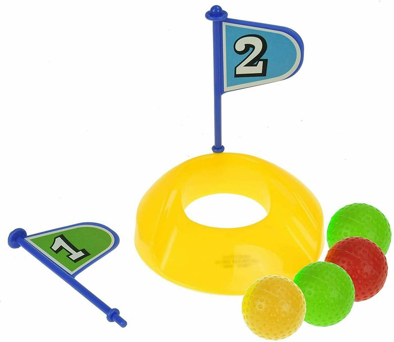 MTS Childs Junior Golf Caddy Set Balls Clubs Trolley Kids Outdoor Garden Game Toy - Golf Gift