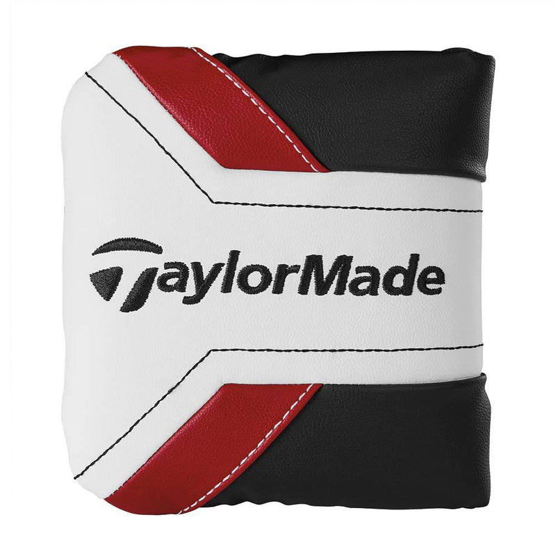 TaylorMade Unisex Spider Headcover, White, Black, Red, One Size UK - Golf Gift