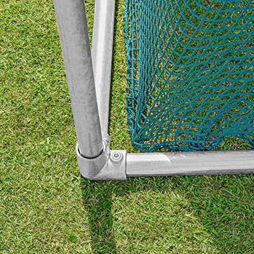 Freestanding 10ft x 10ft x 10ft Golf Practice Cage (Option To Add Driving Range Mat For Pro-Quality Practice) [Net World Sports] (Golf Cage Only) - Golf Gift