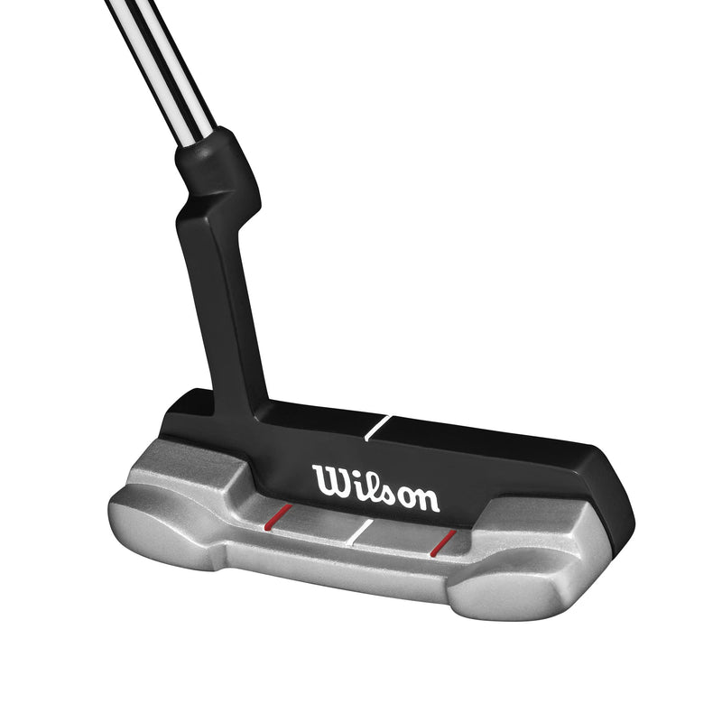 Wilson Men's Putter (Right Hand), Length: 89 cm (35 Inch), Beginners to advanced players, 830 g, Harmonized M1 Putter MRH, Black/Red, WGD601000 - Golf Gift