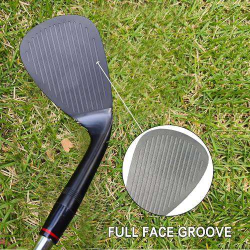 Yamato Left Handed Golf Wedges 52 56 60 72 Degree Left Hand Wedge Set Forged Golf Gap Wedge Sand Wedge Lob Wedge Milled Face for High Spin - Golf Gift