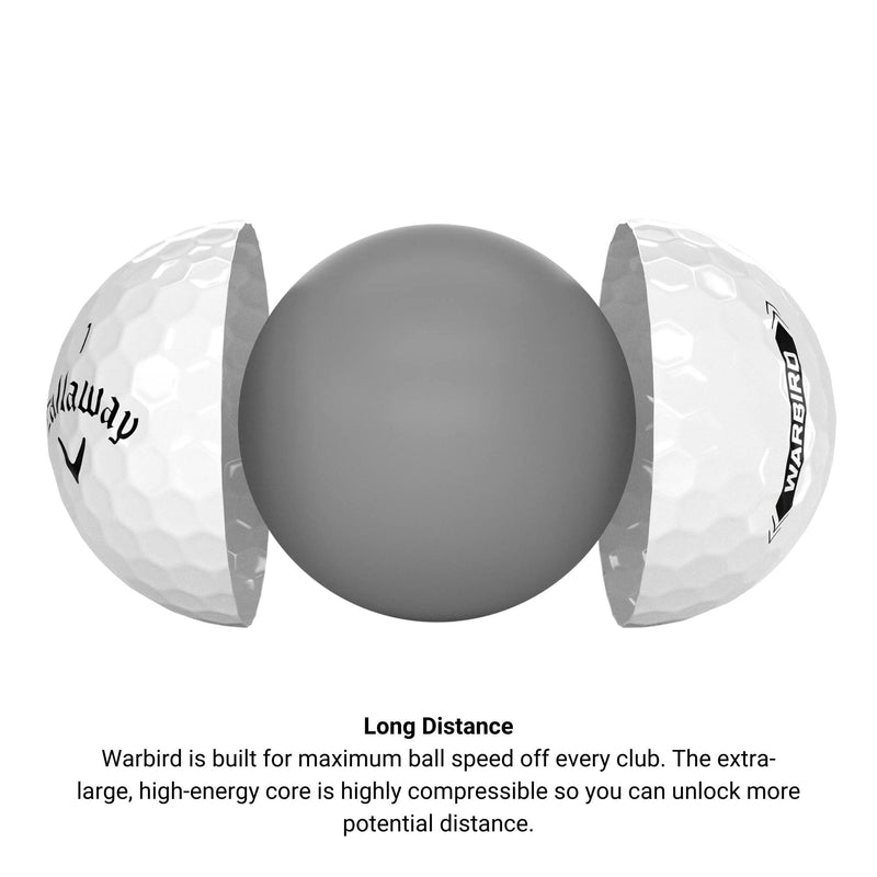 Callaway Golf Warbird Golf Ball White 2023 - Golf Gift