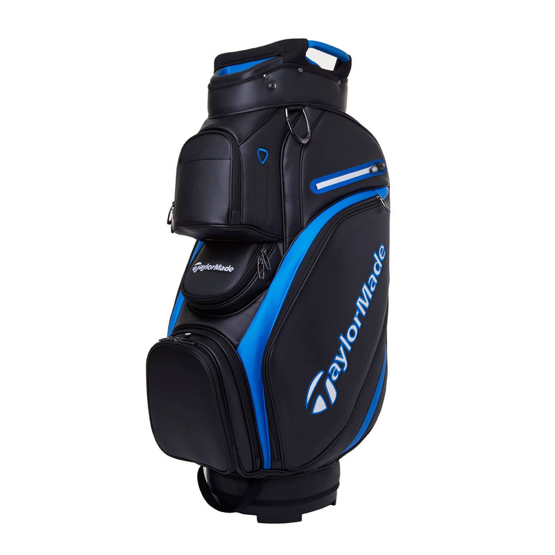 TaylorMade 2023 Deluxe Cart Bag (Black/Blue) - Golf Gift