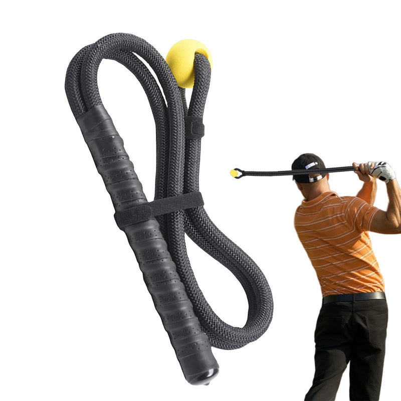 Golf Swing Rope Trainer - Golf Swing Rope Training Aid | Golf Swing Aid Speed Improvement, Warm Up, Exercise And Body Correction Golf Accessories For Men And Women, Beginners - Golf Gift